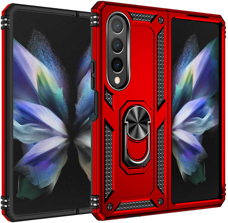Galaxy Z Fold 4 Kılıf Mnc Vega Kapak-Mavi