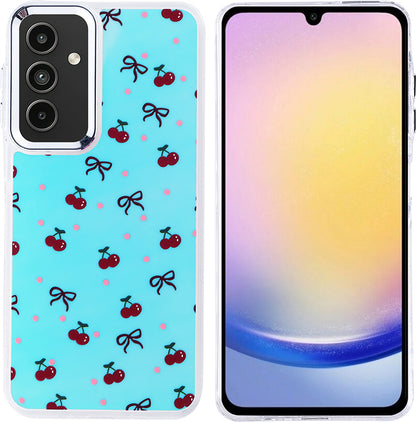 Galaxy A25 Kılıf Airbag Tasarımlı Mnc Hadra Kapak - Kiraz