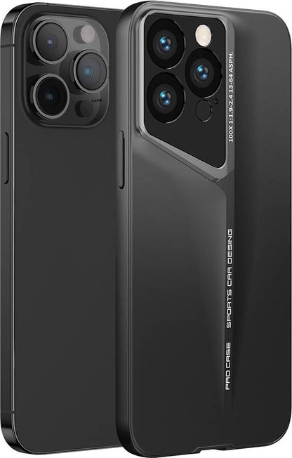 Apple iPhone 14 Pro Kılıf Ultra Ince Kamera Korumalı Sert Rubber Mnc Procase Kapak-Siyah