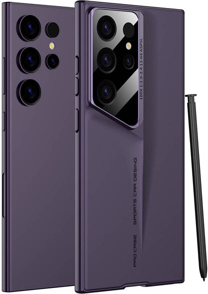 Galaxy S23 Ultra Kılıf Ultra Ince Kamera Korumalı Sert Rubber Mnc Procase Kapak-Mor