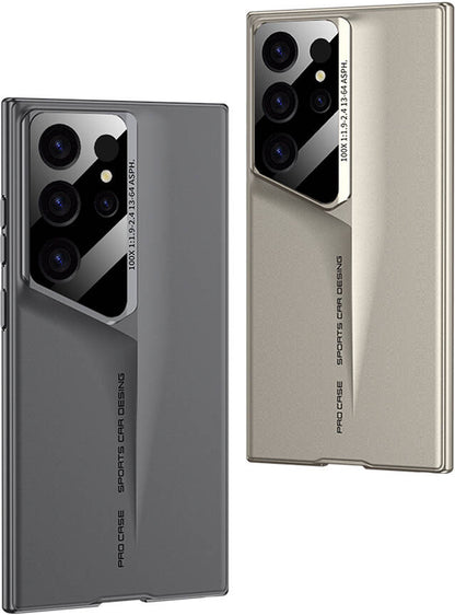 Galaxy S23 Ultra Kılıf Ultra Ince Kamera Korumalı Sert Rubber Mnc Procase Kapak-Mor