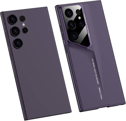 Galaxy S23 Ultra Kılıf Ultra Ince Kamera Korumalı Sert Rubber Mnc Procase Kapak-Mor