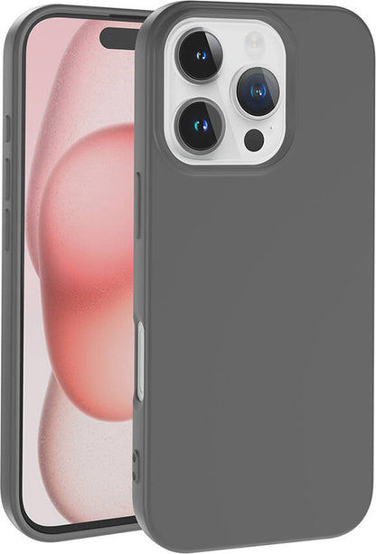 Apple iPhone 16 Pro Max Kılıf Mnc Lsr Laaakan Kapak-Titanyum-Gri