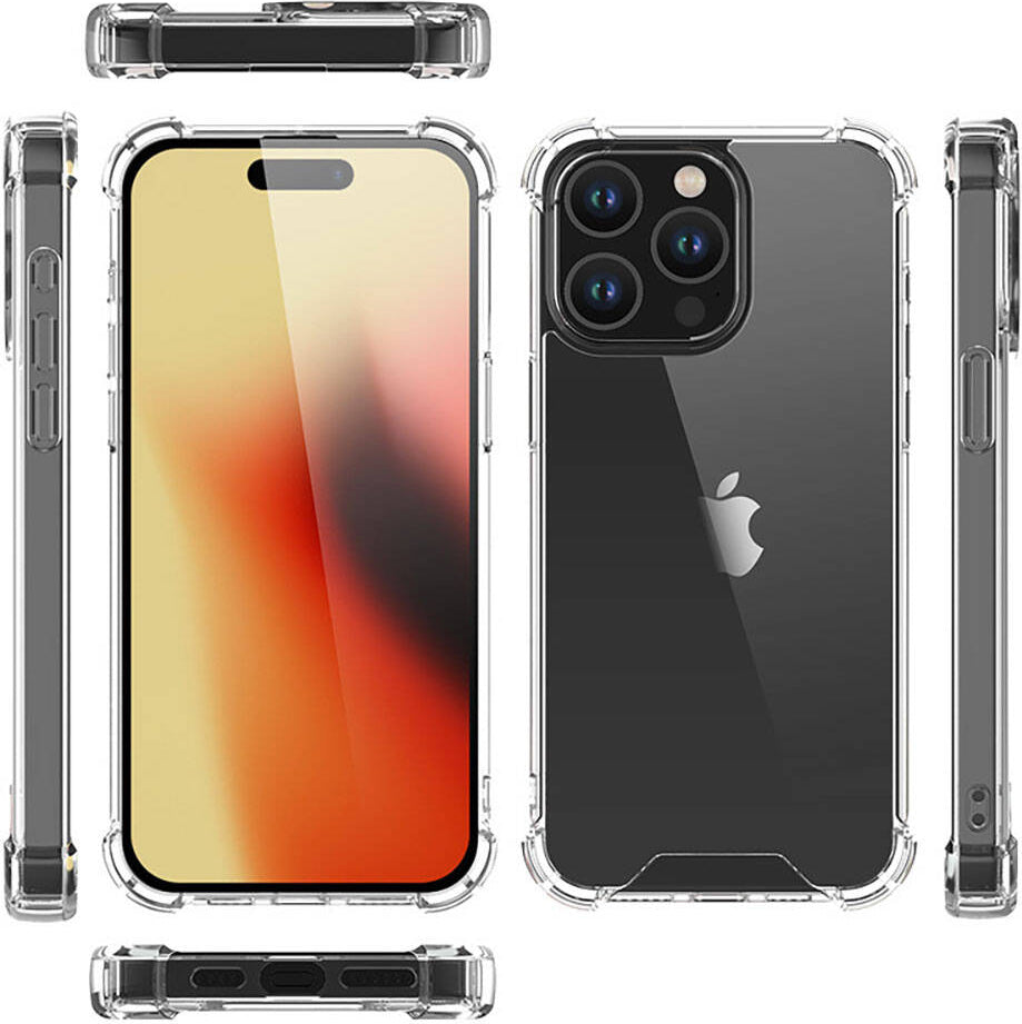 iPhone 15 Pro Max Uyumlu Mnc Nitro Anti Shock Silikon-Renksiz