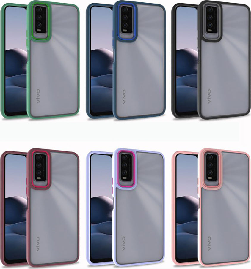 Vivo Y20 Kılıf Mnc Flora Kapak-Yeşil