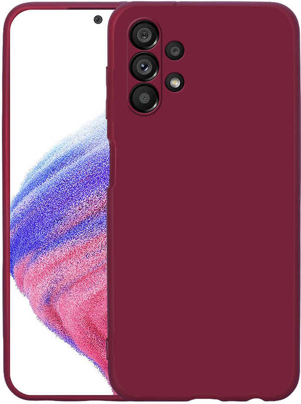 Galaxy A73 Kılıf Mnc Mara Laaakan Kapak-Koyu Mor