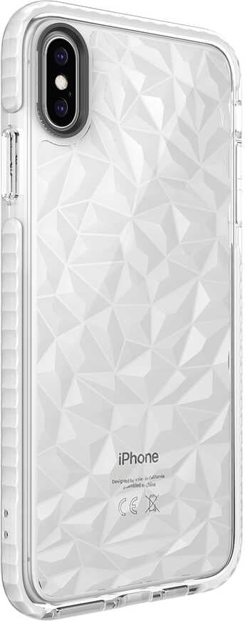 iPhone Xs Max 6.5 Uyumlu Mnc Buzz Kapak-Beyaz