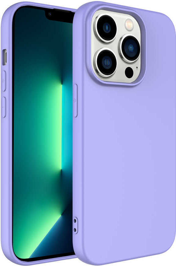 iPhone 14 Pro Kılıf Mnc Mara Laaakan Kapak-Lila
