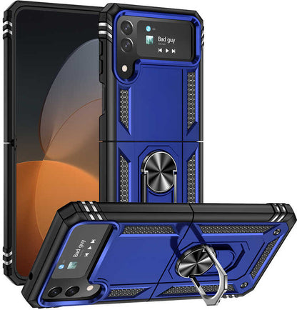 Galaxy Z Flip 4 Kılıf Mnc Vega Kapak-Mavi
