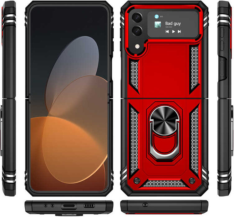 Galaxy Z Flip 4 Kılıf Mnc Vega Kapak-Mavi