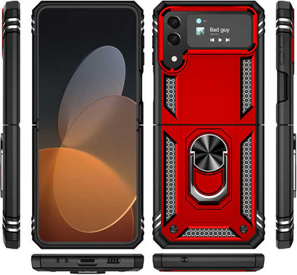 Galaxy Z Flip 4 Kılıf Mnc Vega Kapak-Mavi