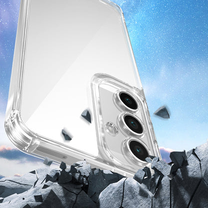 Galaxy S23 Fe Kılıf Airbagli Takılabilir Askı Aparatlı Mnc Snap Silikon Kapak-Şeffaf