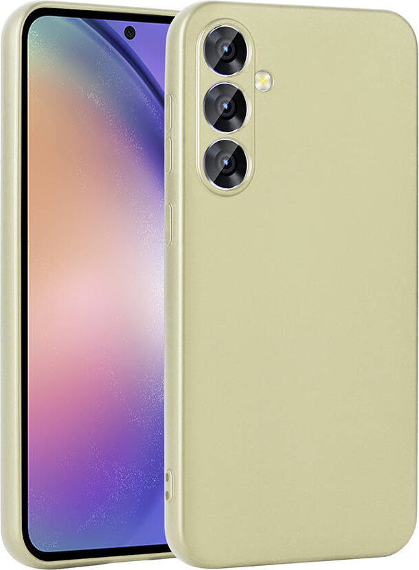 Galaxy A55 Kılıf Mnc Premier Silikon Kapak-Gold