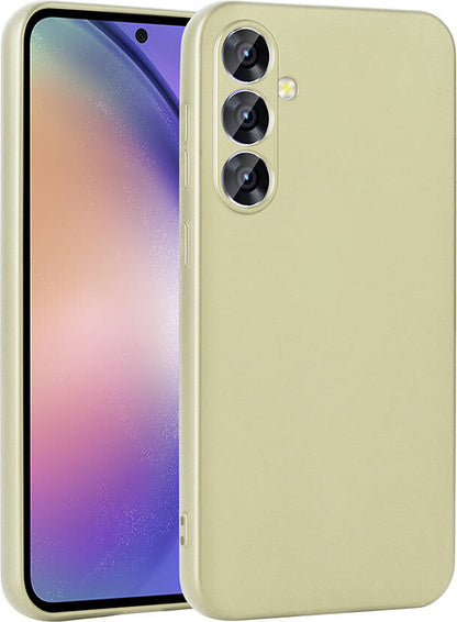 Galaxy A55 Kılıf Mnc Premier Silikon Kapak-Gold