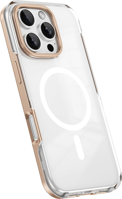 iPhone 16 Pro Kılıf Magsafe Şarj Özellikli Çıkarılabilir Arka Yüzeyli Mnc Polar Kapak-Siyah-Siyah