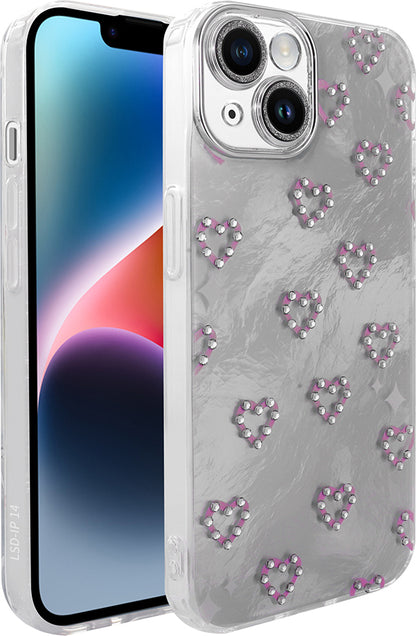 iPhone 14 Kılıf Kamera Korumalı Figürlü Mnc Ponti Silikon Kapak - Açık Mavi