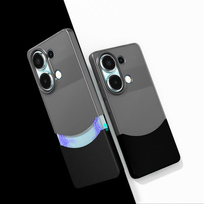 Redmi Note 13 Pro 4g Kılıf Mıknatıslı Mnc Duble Kapak - Siyah