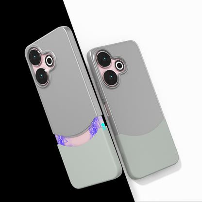 Redmi 13 4g Kılıf Mıknatıslı Mnc Duble Kapak - Gri