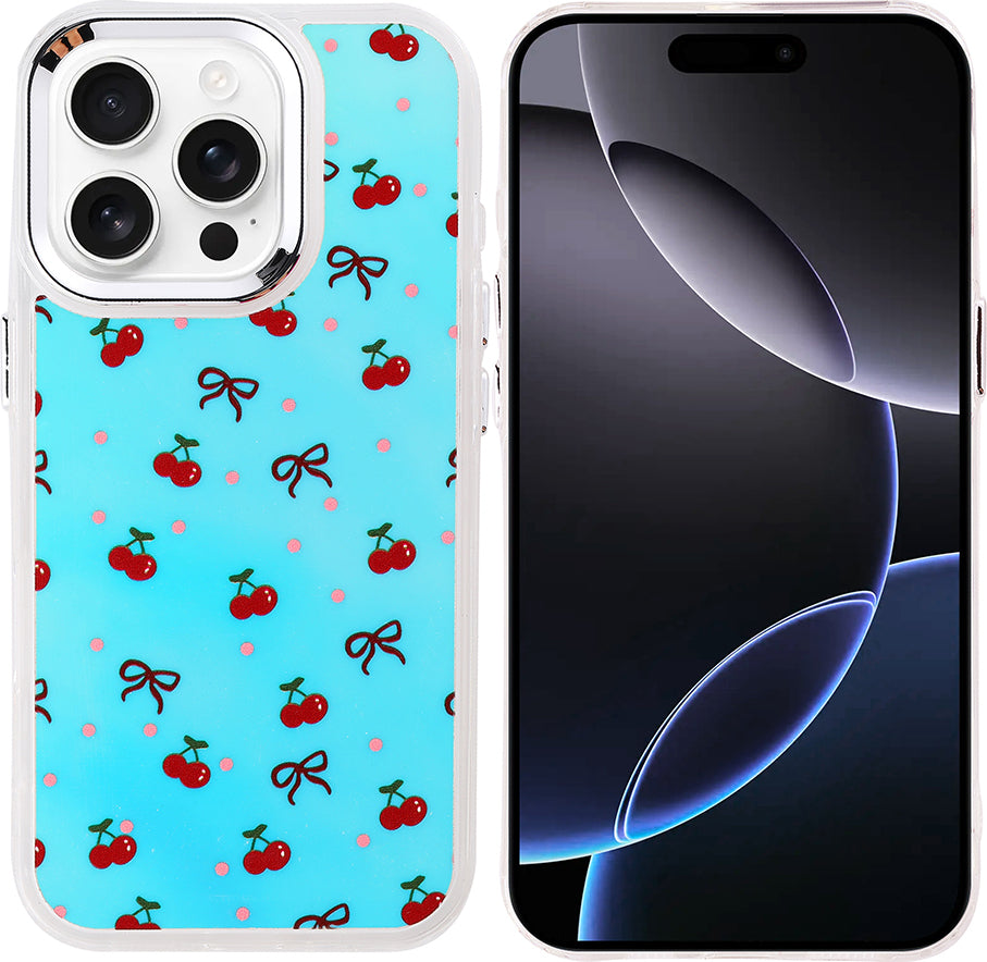 iPhone 16 Pro Max Kılıf Airbag Tasarımlı Mnc Hadra Kapak - Kiraz