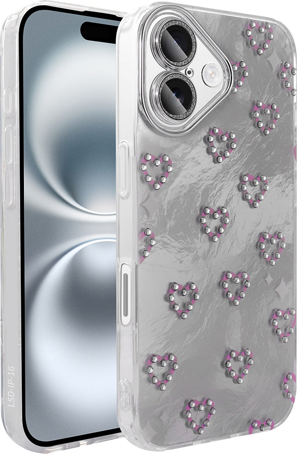 iPhone 16 Kılıf Kamera Korumalı Figürlü Mnc Ponti Silikon Kapak - Beyaz