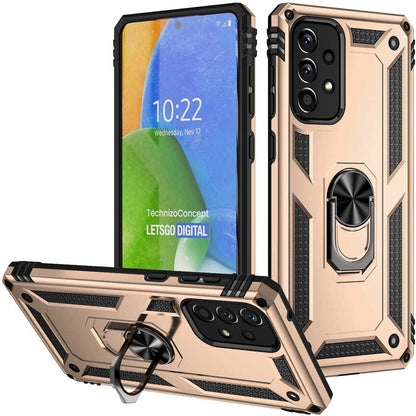 Galaxy A73 Kılıf Mnc Vega Kapak-Gold