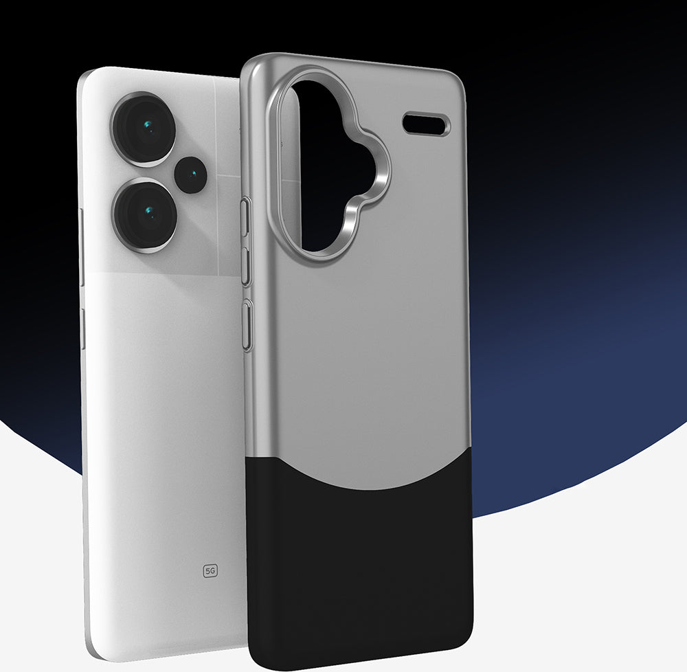Redmi Note 13 Pro Plus 5g Kılıf Mıknatıslı Mnc Duble Kapak - Gri