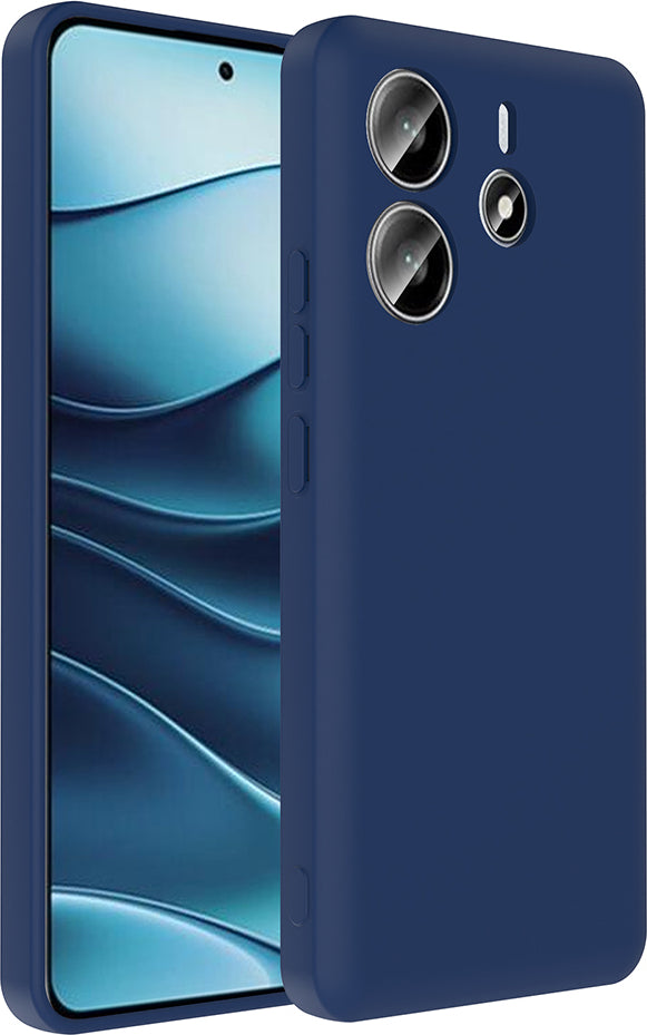 Redmi Note 14 4g Kılıf Kamera Korumalı Kartlık Hazneli Mnc Vitra Kapak - Lacivert