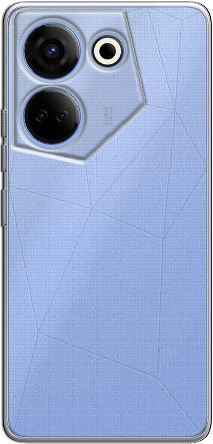 Tecno Camon 20 Pro 4g Kılıf Mnc Süper Silikon Kapak-Renksiz
