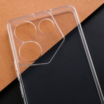 Tecno Camon 20 Pro 4g Kılıf Mnc Süper Silikon Kapak-Renksiz