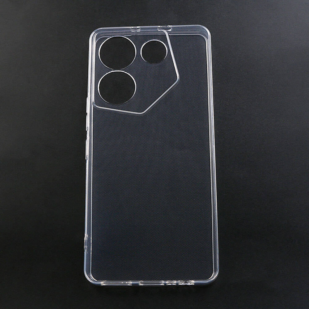 Tecno Camon 20 Pro 4g Kılıf Mnc Süper Silikon Kapak-Renksiz