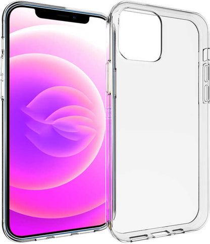 iPhone 14 Kılıf Mnc Süper Silikon Kapak-Renksiz