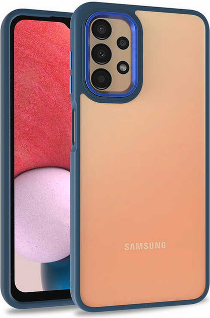 Galaxy A53 5g Kılıf Mnc Flora Kapak-Mavi
