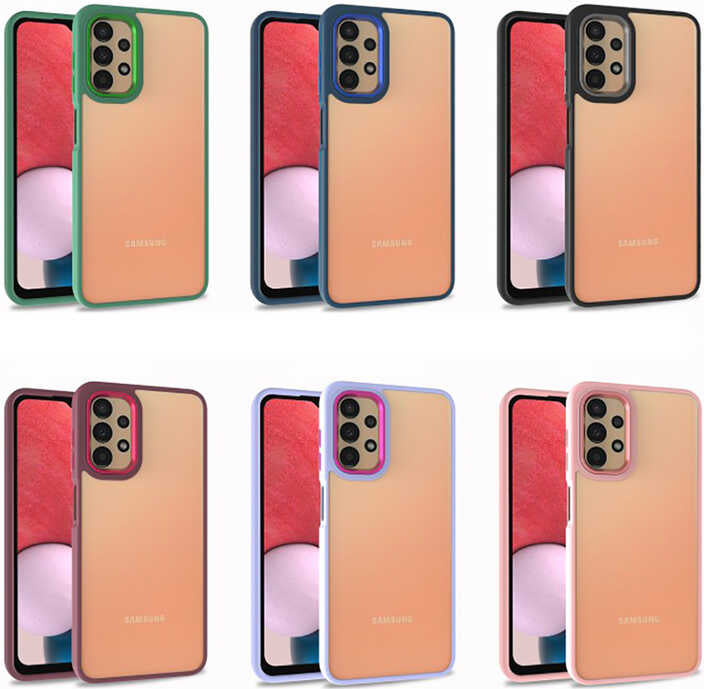 Galaxy A53 5g Kılıf Mnc Flora Kapak-Mavi