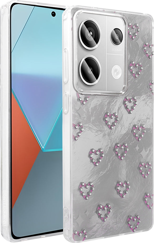 Redmi Note 13 Pro 4g Kılıf Kamera Korumalı Figürlü Mnc Ponti Silikon Kapak - Beyaz