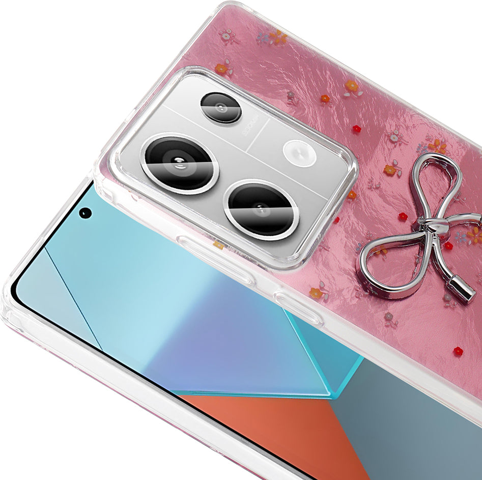 Redmi Note 13 Pro 4g Kılıf Kamera Korumalı Figürlü Mnc Ponti Silikon Kapak - Beyaz