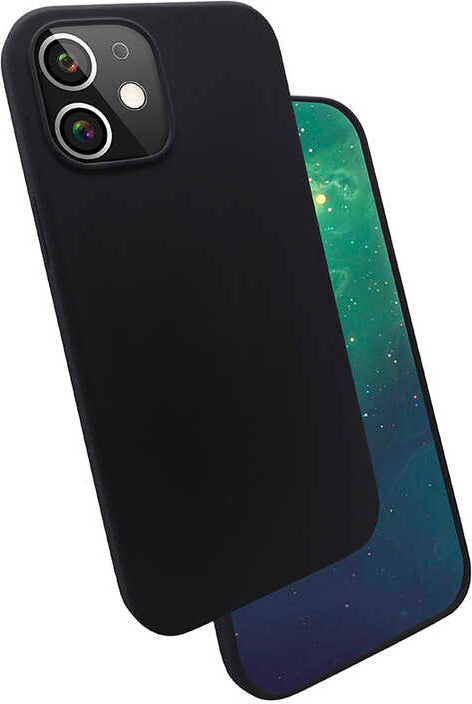 iPhone 12 Mini Uyumlu Mnc Silk Silikon-Siyah