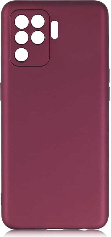 Oppo Reno 5 Lite Kılıf Mnc Premier Silikon Kapak-Mürdüm