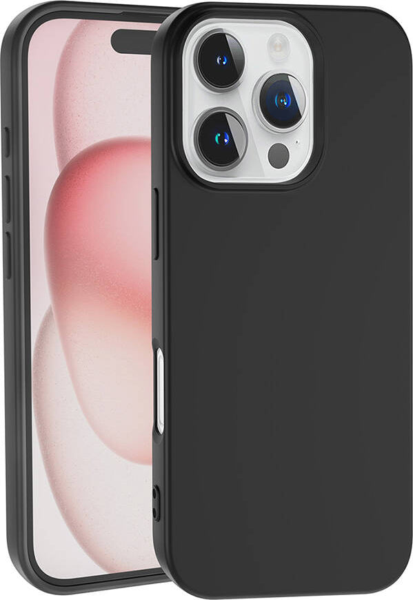 Apple iPhone 16 Pro Kılıf Mnc Lsr Laaakan Kapak-Siyah