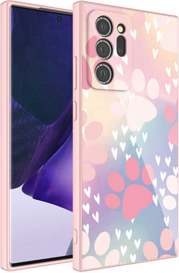 Galaxy Note 20 Ultra Kılıf Kamera Korumalı Desenli Sert Silikon Mnc Epoksi Kapak-No4
