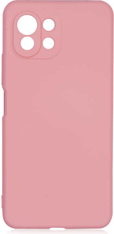Xiaomi Mi 11 Lite Kılıf Mnc Mara Laaakan Kapak-Pembe Açık