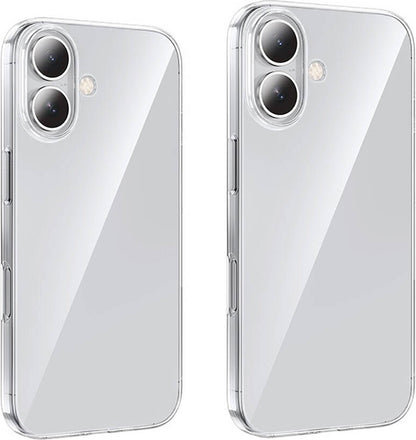 Apple iPhone 16 Kılıf Mnc Süper Silikon Kapak-Şeffaf