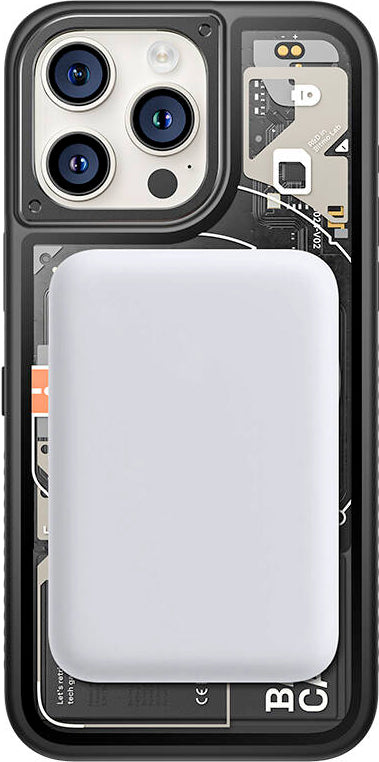 iPhone 15 Pro Max Kılıf Özelleştirilebilir 3 Fonksiyonlu Bluetooth Bağlantılı Bitmo Lab Bangcase Akı
