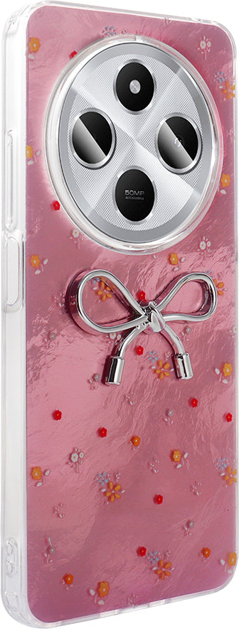 Redmi 14C 4g Kılıf Kamera Korumalı Figürlü Mnc Ponti Silikon Kapak - Açık Pembe
