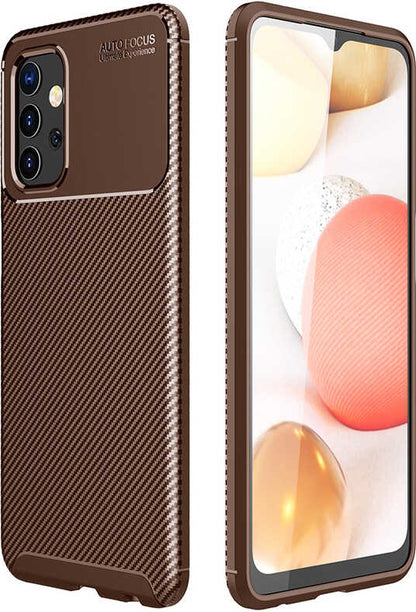 Galaxy A32 5g Kılıf Mnc Negro Silikon Kapak-Kahverengi