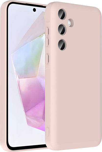 Galaxy A26 Kılıf Kamera Korumalı Kartlık Hazneli Mnc Vitra Kapak - Pembe