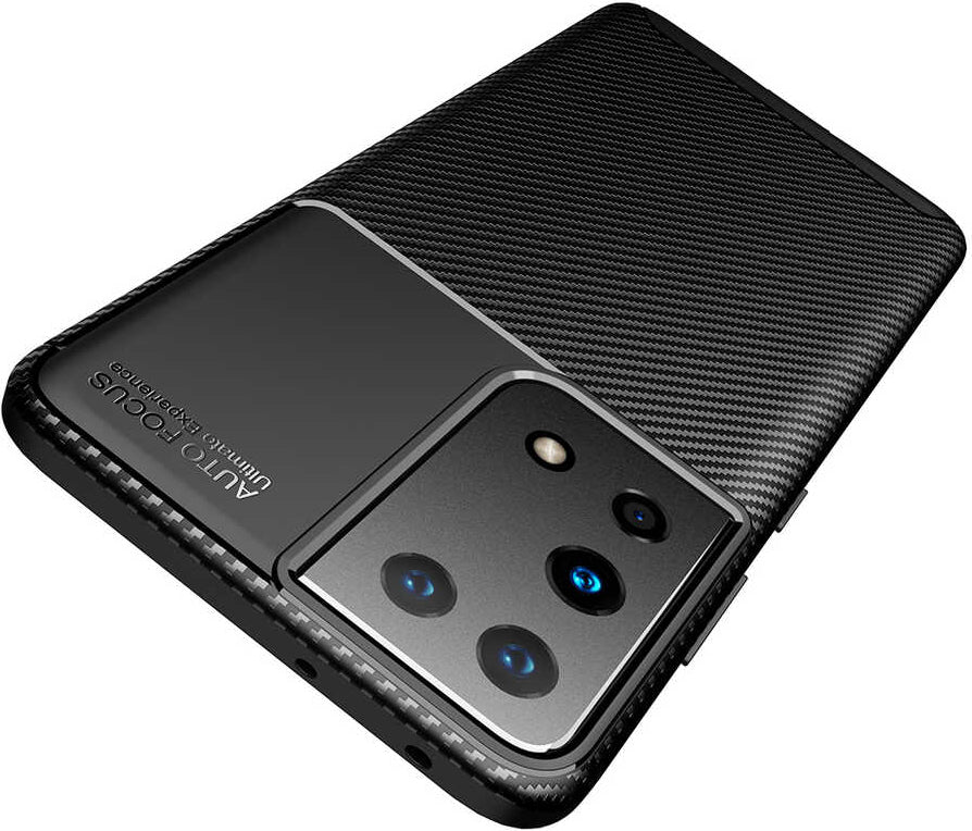 Galaxy S21 Ultra Kılıf Mnc Negro Silikon Kapak-Lacivert