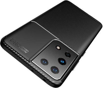 Galaxy S21 Ultra Kılıf Mnc Negro Silikon Kapak-Lacivert