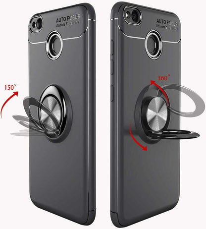 Xiaomi Redmi 4x Kılıf Mnc Ravel Silikon Kapak-Kırmızı