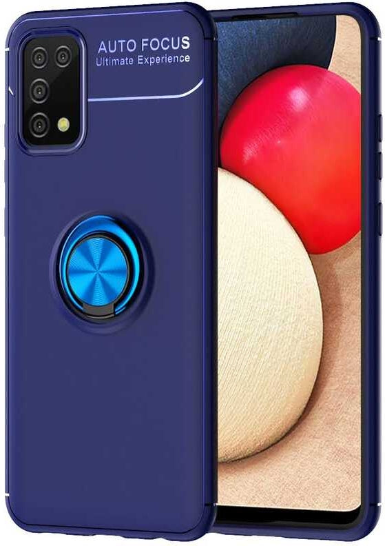 Galaxy A02S Kılıf Mnc Ravel Silikon Kapak-Mavi