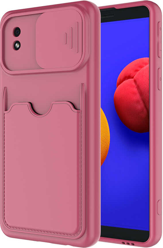 Galaxy A01 Core Kılıf mnc Kartix Kapak-Koyu Mor